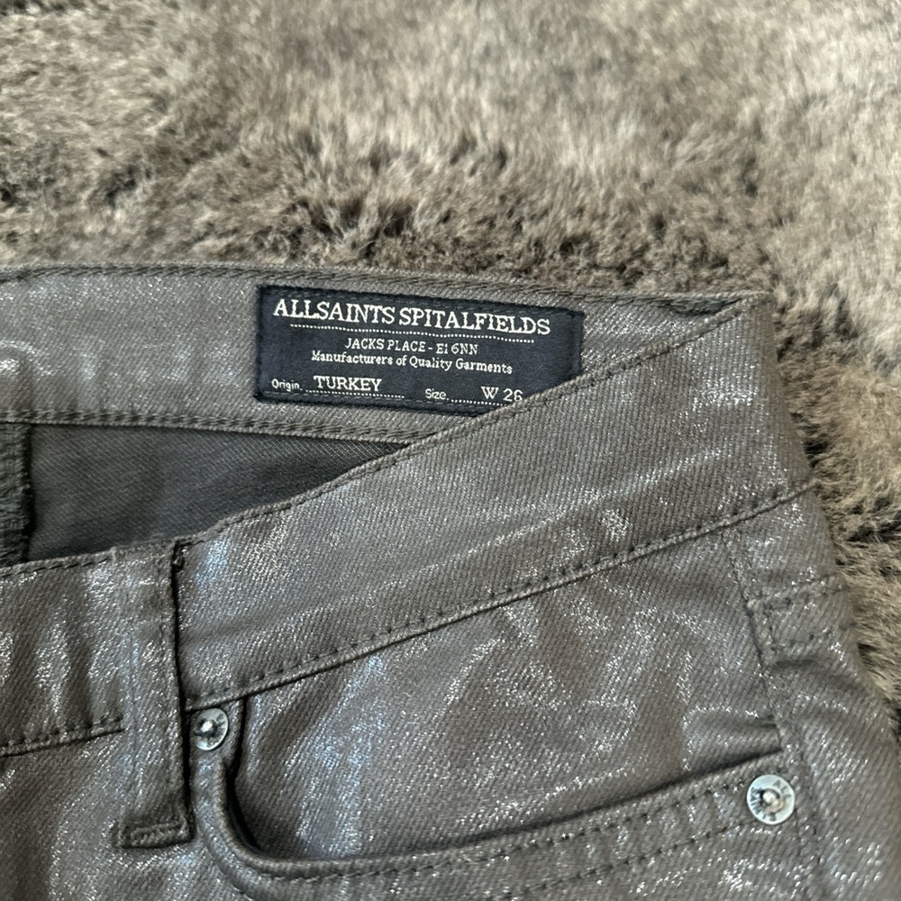 AllSaints Metallic Jeans - Picture 2 of 4